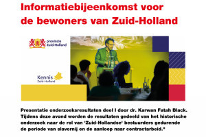 Agenda tip: Informatiebijeenkomst voor bewoners Zuid-Holland